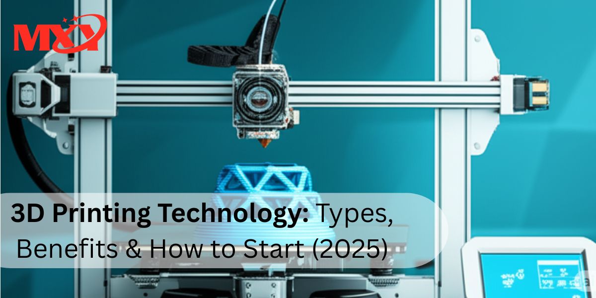 3D Printing Technology: Types, Benefits & How to Start (2025)